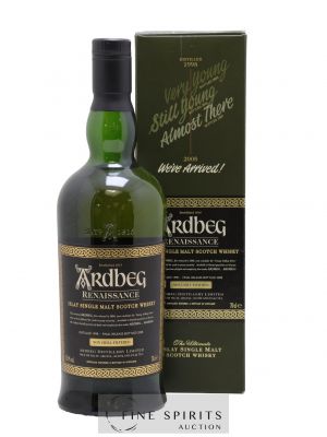 Ardbeg 10 years 1998 Of. Renaissance Non Chill-Filtered - bottled 2008   - Lot de 1 Bouteille