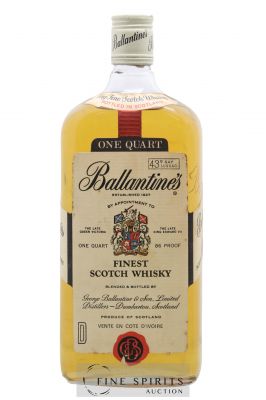 Ballantine's Of. Finest One Quart (0.95L) ---- - Lot de 1 Bouteille