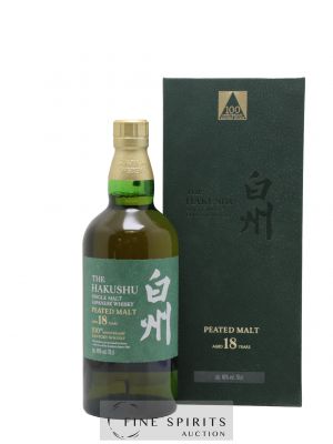 Hakushu 18 years Of. Peated Malt 100th Anniversary Suntory   - Lot de 1 Bouteille