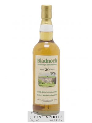 Bladnoch 20 years 1992 Of. bottled 2012   - Lot de 1 Bouteille