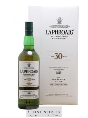 Laphroaig 30 years Of. Book 1 - Unique Character The Ian Hunter Story 