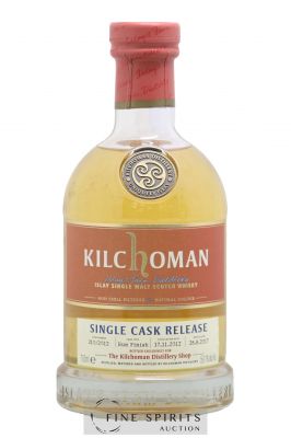 Kilchoman 2012 Of. Single Cask Release Rum Cask 210-2012 - One of 225 - bottled 2017 Distillery Shop Exclusive ---- - Lot de 1 Bouteille