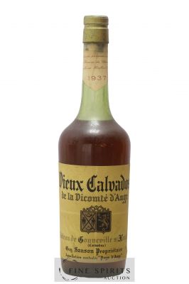 Vieux Calvados 1937 Of. de la Vicomté d'Augé Château de Gonneville ---- - Lot de 1 Bouteille
