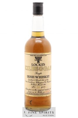 Locke's Kilbeggan 34 years 1946 The Uisge Beatha Malt Whiskey Co. Excise n°35 - One of 480 - bottled 1980 From the last known Cask 
