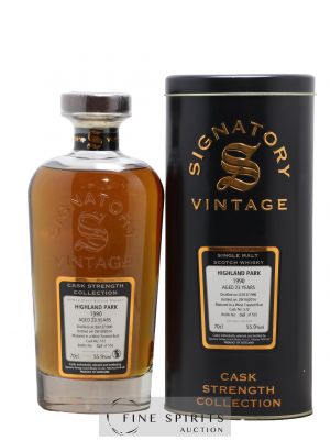 Highland Park 23 years 1990 Signatory Vintage Cask n°572 - One of 555 - bottled 2014 Cask Strength Collection 