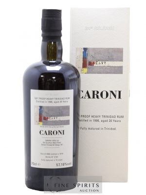 Caroni 20 years 1996 Velier The Heavy Wall 100° Proof 34th Release - One of 3800 - bottled 2016 Special Release ---- - Lot de 1 Bouteille