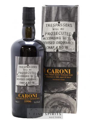 Caroni 20 years 1996 Velier Trespassers 35th Release - 3038 bottles - bottled 2016 Full Proof 