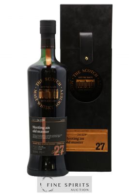Meeting an Old Master 27 years 1990 The Scotch Malt Whisky Society Cask n°24.129 - One of 414 ---- - Lot de 1 Bottle
