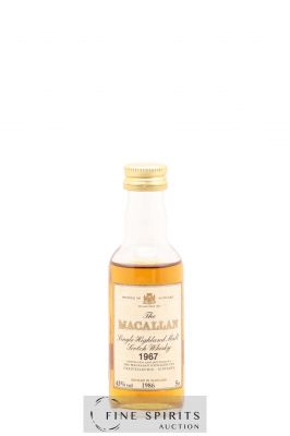 Macallan (The) 1967 Of. bottled 1986 (5cl.) ---- - Lot de 1 Bouteille