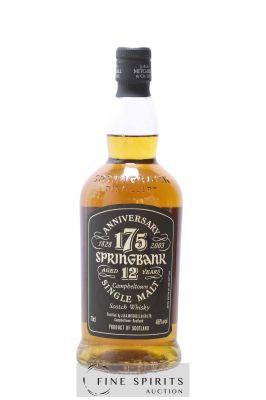 Springbank 12 years Of. 175 Anniversary One of 12000 ---- - Lot de 1 Bouteille