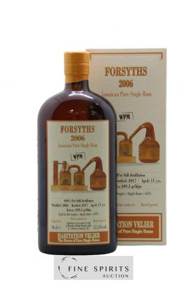 Forsyths 11 years 2006 Velier WPM bottled 2017 Habitation Velier ---- - Lot de 1 Bouteille