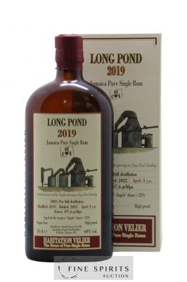 Long Pond 3 years 2019 Velier STCE Pot Still Distillation - bottled 2022 Habitation Velier 