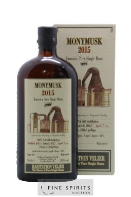 Monymusk 7 years 2015 Velier MMW Pot Still Distillation - bottled 2022 Habitation Velier ---- - Lot de 1 Bouteille