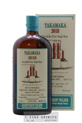 Takamaka 3 years 2018 Of. bottled 2021 Habitation Velier ---- - Lot de 1 Bouteille