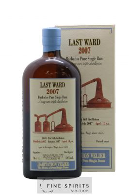 Last Ward 10 years 2007 Of. bottled 2017 Habitation Velier ---- - Lot de 1 Bouteille
