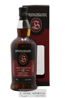 Springbank 12 years Of. Cask Strength (56.1°) ---- - Lot de 1 Bouteille
