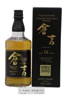 The Kurayoshi 18 years Of. Pure Malt Matsui Whisky ---- - Lot de 1 Bouteille