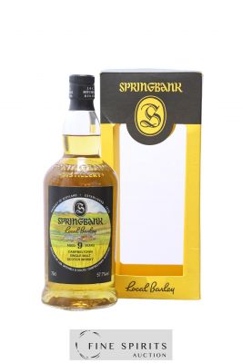 Springbank 9 years 2009 Of. Local Barley One of 9700 - bottled 2018 