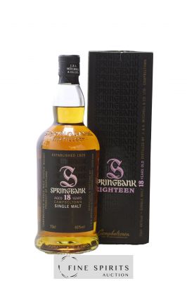 Springbank 18 years Of. 
