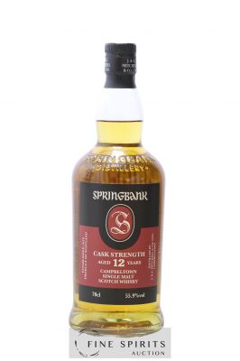 Springbank 12 years Of. Cask Strength (55.9°) ---- - Lot de 1 Bouteille