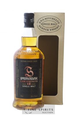Springbank 12 years Of. Cask Strength (54.1°) ---- - Lot de 1 Bouteille