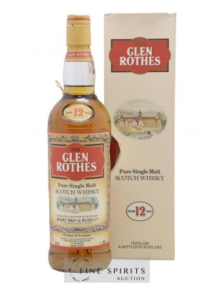 Glenrothes 12 years Of. ---- - Lot de 1 Bouteille