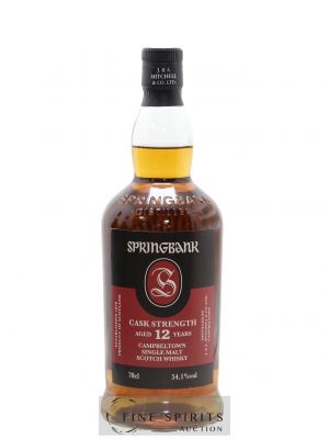 Springbank 12 years Of. Cask Strength (54.1°) ---- - Lot de 1 Bouteille