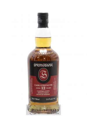 Springbank 12 years Of. Cask Strength (55.9°) ---- - Lot de 1 Bouteille
