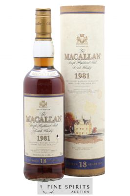 Macallan (The) 18 years 1981 Of. Sherry Oak Casks ---- - Lot de 1 Bottle