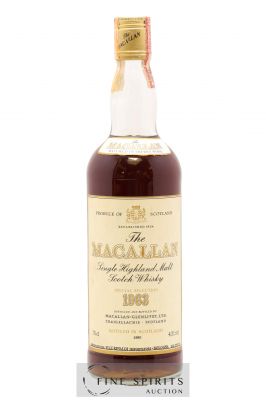 Macallan (The) 1963 Of. Special Selection bottled 1980 (75cl.) ---- - Lot de 1 Bottle