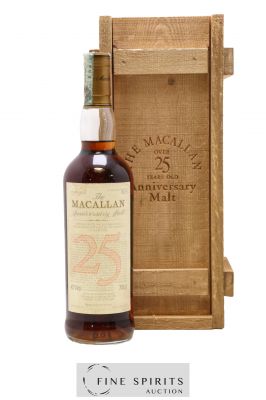 Macallan (The) 25 years 1975 Of. Anniversary Malt bottled 2000 Special Bottling ---- - Lot de 1 Bottle