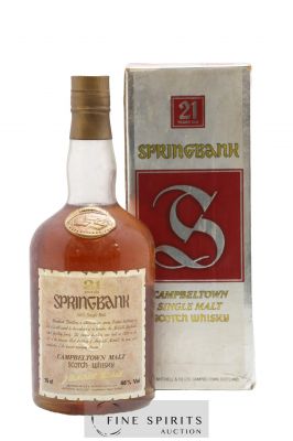 Springbank 21 years Of. Dumpy Gold Wax ---- - Lot de 1 Bottle