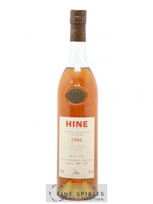 Hine 1986 Of. Fût n°284 - One of 500 Dugas ---- - Lot de 1 Bouteille