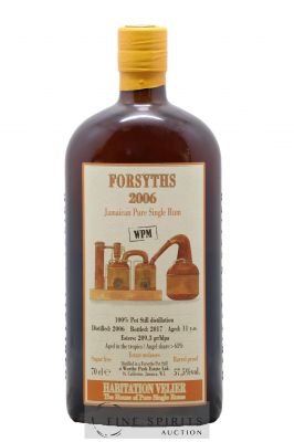 Forsyths 11 years 2006 Velier WPM bottled 2017 Habitation Velier ---- - Lot de 1 Bouteille