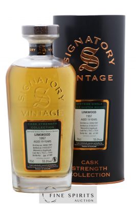 Linkwood 19 years 1997 Signatory Vintage Cask n°7553-7554 - One of 389 - bottled 2017 Cask Strength Collection 