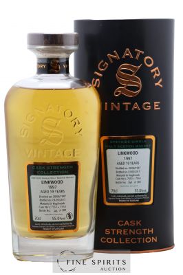 Linkwood 19 years 1997 Signatory Vintage Cask n°7553-7554 - One of 389 - bottled 2017 Cask Strength Collection 