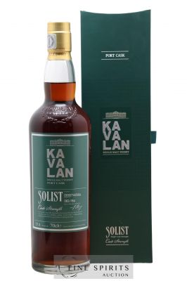 Kavalan Of. Solist Port Cask n°0090714056A - One of 184 - bottled 2016 Cask Strength ---- - Lot de 1 Bouteille
