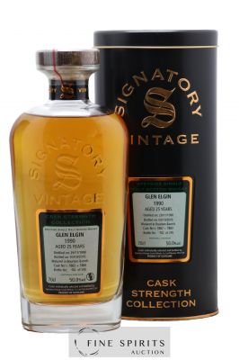 Glen Elgin 25 years 1990 Signatory Vintage Cask n°7882-7884 - One of 295 - bottled 2016 Cask Strength Collection ---- - Lot de 1 Bouteille