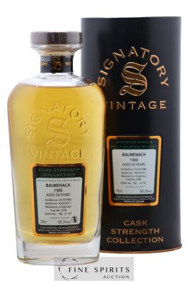 Balmenach 28 years 1988 Signatory Vintage Cask n°3248 - One of 197 - bottled 2017 Cask Strength Collection 