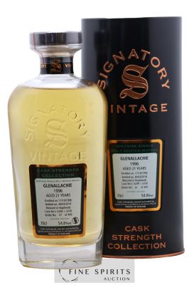 Glenallachie 21 years 1996 Signatory Vintage Cask n°5249-5250 - One of 449 - bottled 2018 Cask Strength Collection ---- - Lot de 1 Bouteille