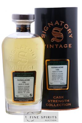 Glenallachie 21 years 1996 Signatory Vintage Cask n°5249-5250 - One of 449 - bottled 2018 Cask Strength Collection ---- - Lot de 1 Bouteille