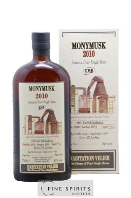 Monymusk 9 years 2010 Velier EMB bottled 2019 Habitation Velier 