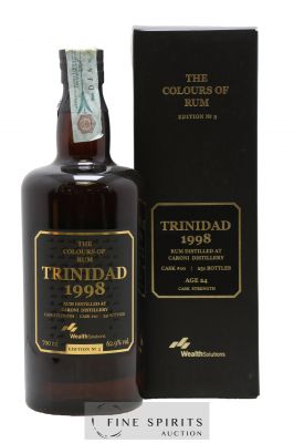 Caroni 24 years 1998 Wealth Solutions Trinidad n°3 Cask n°10 - One of 251 - bottled 2022 The Colours of Rum 