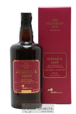Clarendon 25 years 1996 Wealth Solutions Jamaica n°3 Cask n°435094 - One of 253 - bottled 2022 The Colours of Rum ---- - Lot de 1 Bouteille