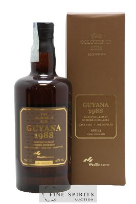 Enmore 33 years 1988 Wealth Solutions Guyana n°2 Cask n°109 - One of 185 - bottled 2022 The Colours of Rum 