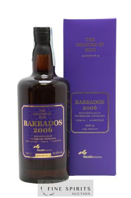 Foursquare 15 years 2006 Wealth Solutions Barbados n°15 Cask n°9 - One of 276 - bottled 2022 The Colours of Rum 