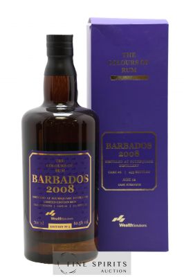 Foursquare 12 years 2008 Wealth Solutions Barbados n°5 Cask n°6 - One of 235 - bottled 2021 The Colours of Rum 