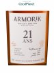 Armorik 21 ans Chêne breton et American oak 1 of 1 (1 jeroboam)   - Lot de 1 Jeroboam